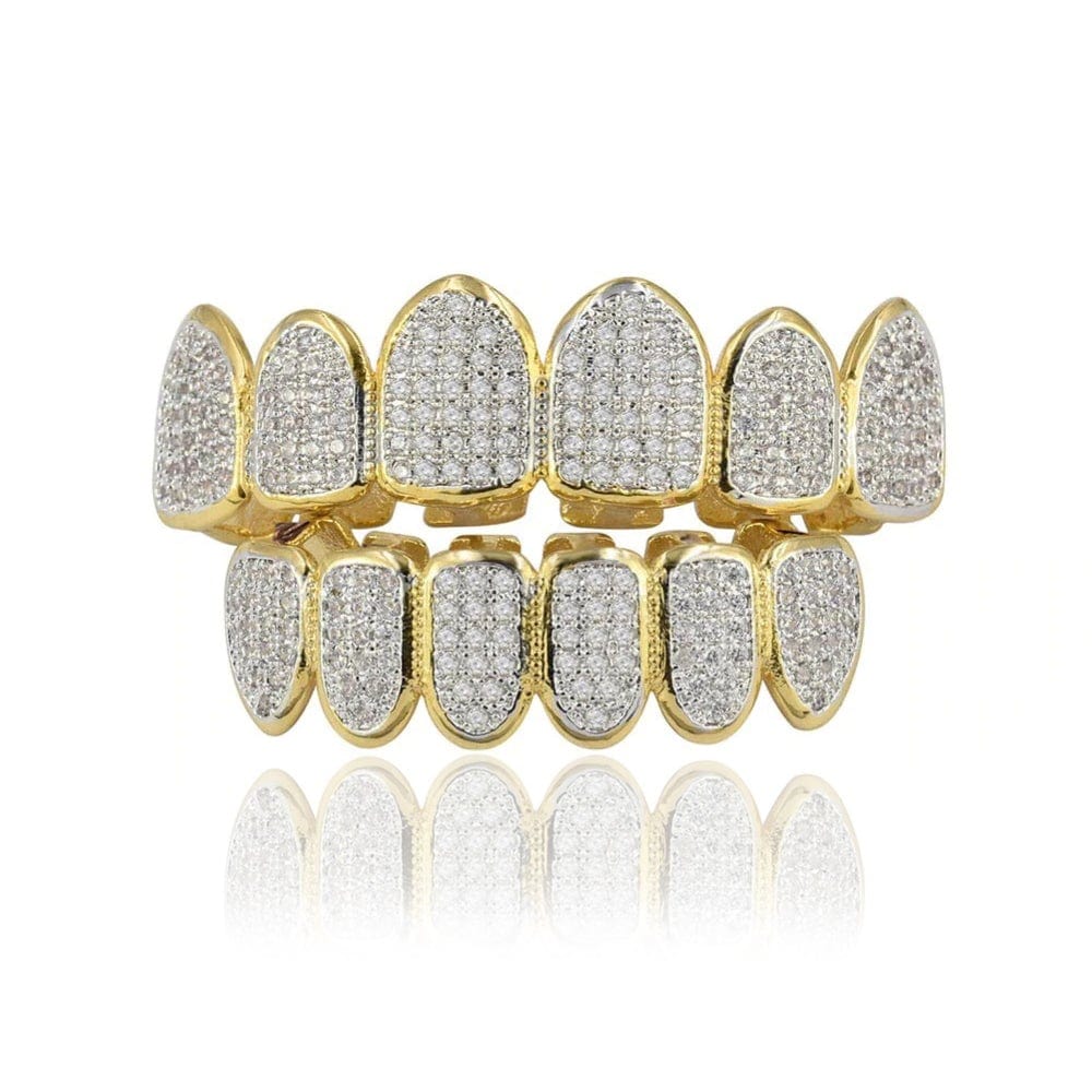 Rounded Pave Grillz – The Gold Supply