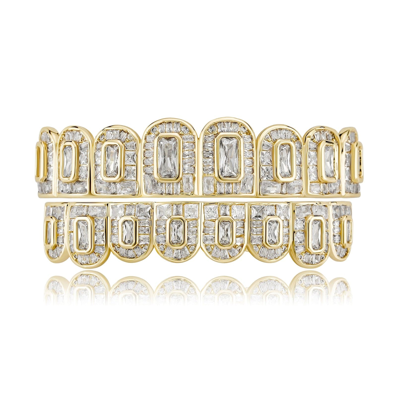 Emerald-Cut Grillz – The Gold Supply