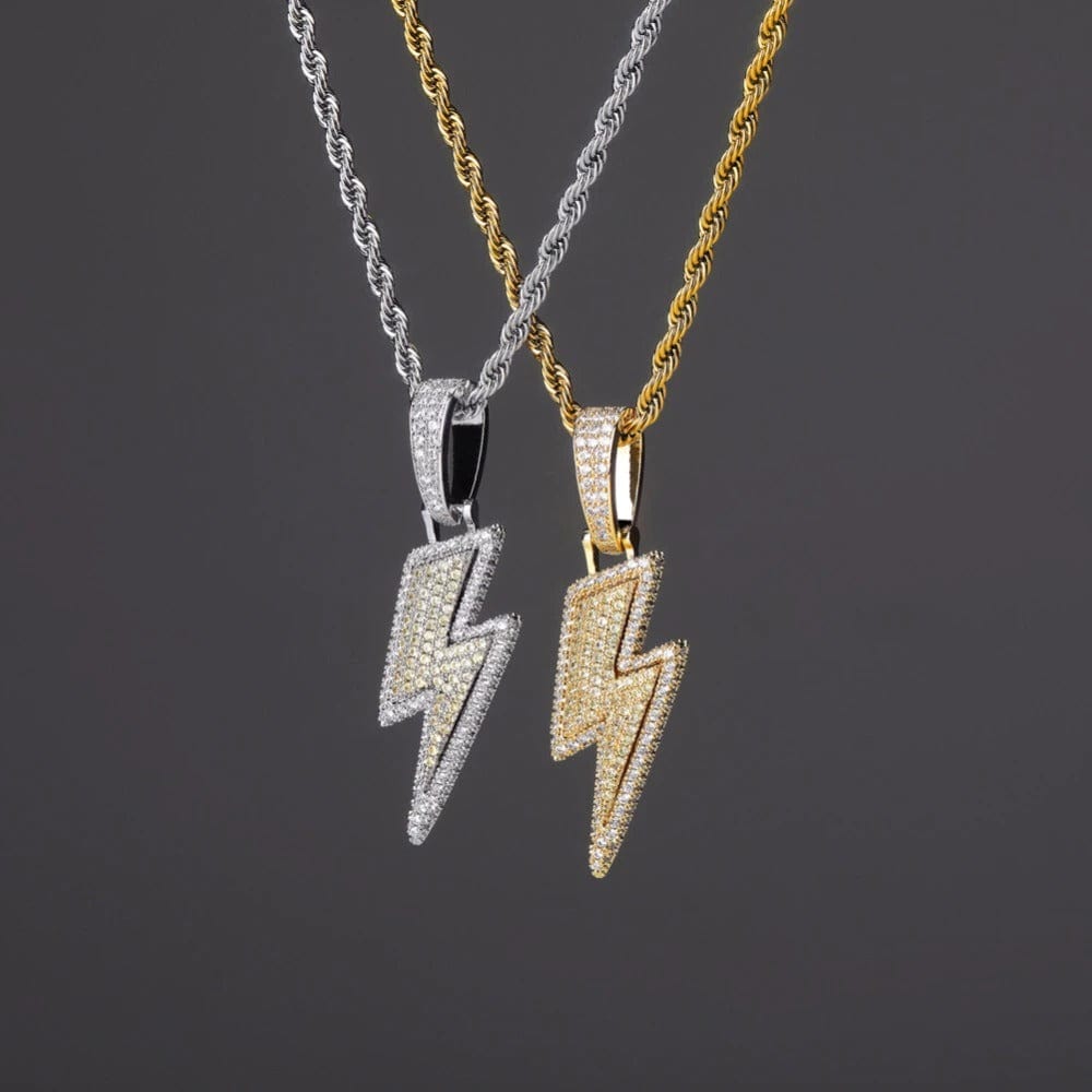 Lightning Bolt Carabiner Pendant Necklace – Oak + Poppy, LLC